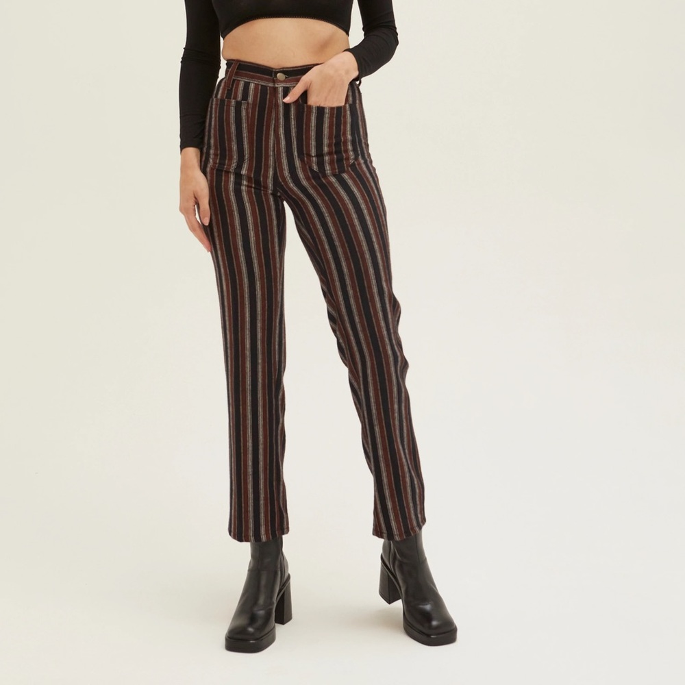 Lykke Wullf - Perfected Ranch Pant Midnight Stripe